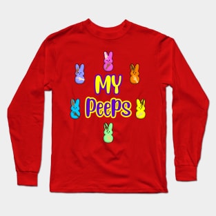 My Peeps Easter T-Shirt, cute bunnies Long Sleeve T-Shirt